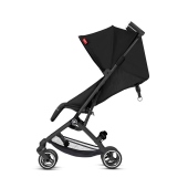 Vista laterale con cappottina aperta - Passeggino Leggero Gb Pockit+ All-City