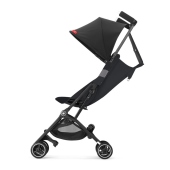 Vista laterale con cappottina aperta - Passeggino Ultraleggero Gb Pockit+ All-Terrain