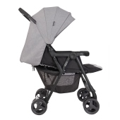 Vista laterale con schienale reclinato - Passeggino Gemellare Graco DuoRider