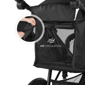 Dettaglio finestrella di aerazione - Passeggino Tre Ruote Hauck Runner 2