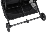 Dettaglio ruote posteriori e pedale freno - Passeggino Gemellare Hauck Swift X Duo