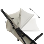 Dettaglio cappottina - Passeggino Leggero Hauck Travel N Care Plus