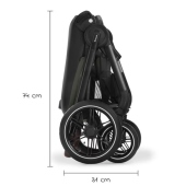Vista laterale da chiuso - Passeggino Duo Hauck Walk N Care Air Set