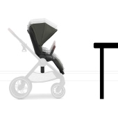 Dettaglio seduta regolabile in altezza - Passeggino Quattro Ruote Hauck Walk N Care