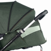 Dettaglio cappottina con finestrella osservabimbo - Passeggino Trio Jan Trio Crosslight Micro Koos iSize R1
