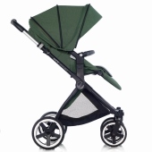 Vista laterale seduta fronte strada - Passeggino Trio Jan Trio Crosslight Micro Koos iSize R1