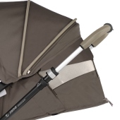 Dettaglio cappottina estesa - Passeggino Duo Jan Duo Crosslight Micro Pro