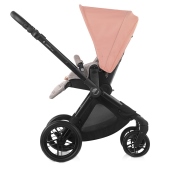 Vista laterale fronte genitore del passeggino - Passeggino Duo Jan Duo Muum Micro BB