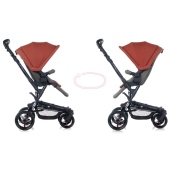 Vista della seduta reversibile - Passeggino Quattro Ruote Jan Epic
