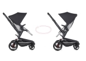 Vista della seduta reversibile - Passeggino Quattro Ruote Jan Rider