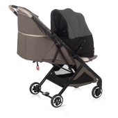 Vista con navicella Smart, accessorio opzionale - Passeggino Leggero Jan Rocket Pro