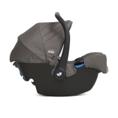 Vista laterale del seggiolino auto iSnug - Passeggino Trio Joie Chrome Trio