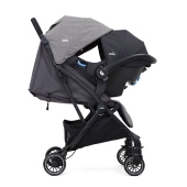 Vista con seggiolino auto opzionale - Passeggino Ultraleggero Joie Tourist
