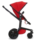 Dettagli passeggino colore rosso con telaio nero - Passeggino Duo Joolz Day
