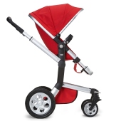 Dettagli passeggino  colore rosso con telaio silver - Passeggino Duo Joolz Day