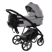 Vista diagonale configurazione navicella - Passeggino Trio Junama Air