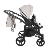 Vista laterale con seduta passeggino - Passeggino Gemellare Junama Diamond Basic Gemellare