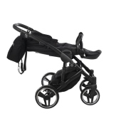 Vista laterale con schienale reclinato - Passeggino Trio Junama Diamond Basic