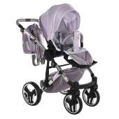 Vista diagonale - Passeggino Trio Junama Diamond Dolce Satin