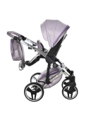 Vista laterale fronte genitore - Passeggino Trio Junama Diamond Dolce Satin