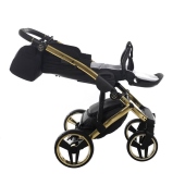 Vista laterale con schienale reclinato - Passeggino Trio Junama Diamond S-Line