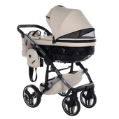 Vista diagonale con navicella - Passeggino Trio Junama Diamond Sport