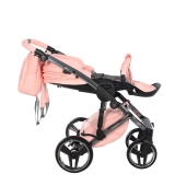 Vista laterale con schienale reclinato - Passeggino Trio Junama Hand Craft