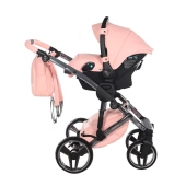 Vista laterale con seggiolino - Passeggino Trio Junama Hand Craft