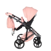 Vista laterale fronte genitore - Passeggino Trio Junama Hand Craft