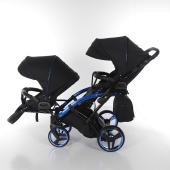 Vista laterale - Passeggino Gemellare Junama Individual Slim Gemellare