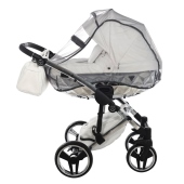 Zanzariera inclusa - Passeggino Trio Junama Mirror Pelle