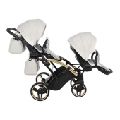 Vista laterale con seduta passeggino - Passeggino Gemellare Junama Mirror Slim Gemellare