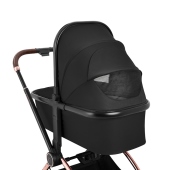 Dettaglio della cappottina della navicella - Passeggino Duo KikkaBoo Kara