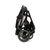 Vista laterale da chiuso del passeggino - Passeggino Duo Kinderkraft Yoxi 2in1