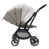 Vista laterale con schienale reclinato - Passeggino Quattro Ruote Maxi-Cosi Leona2 Luxe