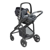 Vista con un seggiolino auto Maxi-Cosi - Passeggino Quattro Ruote Maxi-Cosi Lila CP
