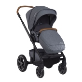 Vista con coprigambe - Passeggino Quattro Ruote Nuna Mixx