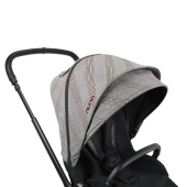 Dettaglio tessuto cappottina - Passeggino Quattro Ruote Nuna Triv Ellis Collection