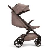Vista laterale con schienale reclinato - Passeggino Leggero Nuna Trvl Lx