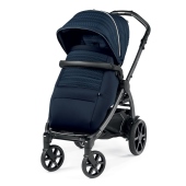 Vista frontale passeggino con coprigambe - Passeggino Trio Peg Perego Book SL Modular