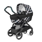 Vista della navicella su telaio - Passeggino Trio Peg Perego Book Tartan Elite Modular