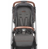 Vista frontale dettaglio seduta - Passeggino Quattro Ruote Peg Perego Veloce 500