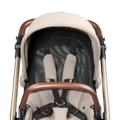 Dettaglio dello schienale in rete traspirante - Passeggino Quattro Ruote Peg Perego Veloce