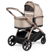 Vista diagonale con navicella - Passeggino Trio Peg Perego Ypsi Modular Lounge