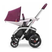 Vista laterale con seduta reclinata - Passeggino Quattro Ruote Quinny VNC