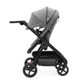 Vista con seduta fronte mamma e cappottina aperta - Passeggino Duo Stokke Duo BEAT