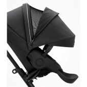 Vista laterale cappottina aperta - Passeggino Trio Stokke Trio Xplory X