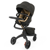 Vista diagonale con seggiolino - Passeggino Quattro Ruote Stokke Xplory X Signature