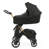 Vista laterale con navicella installata - Passeggino Quattro Ruote Stokke Xplory X Signature
