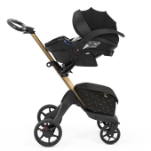 Vista laterale con seggiolino - Passeggino Quattro Ruote Stokke Xplory X Signature